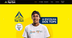 Desktop Screenshot of colegiotopgun.com.br